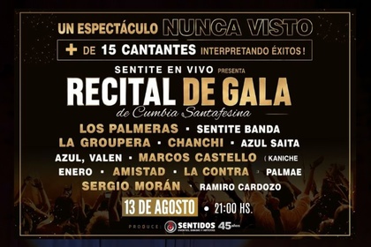 RECITAL DE GALA DE CUMBIA SANTAFESINA